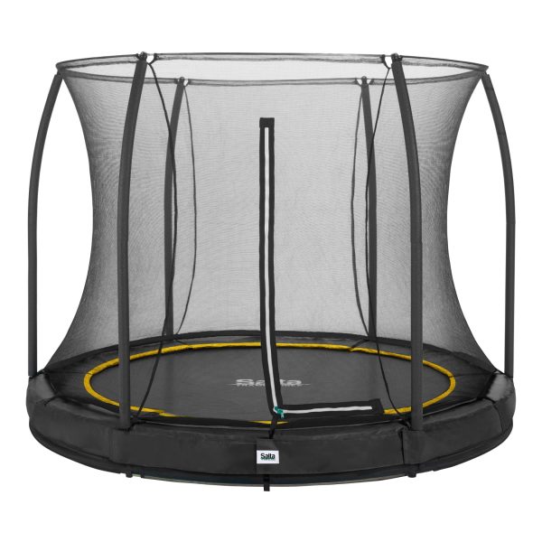 Salta Trampoline - Comfort Edition Ground - rund - Ø305cm - Schutzrand Schwarz