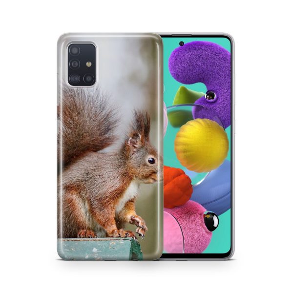 Schutzhülle für Wiko Y60 Motiv Handy Hülle Silikon Tasche Case Cover Bumper Neu... Eichhörnchen