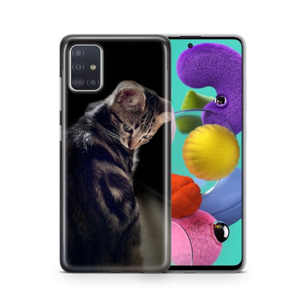 Schutzhülle für Wiko Y60 Motiv Handy Hülle Silikon Tasche Case Cover Bumper Neu... Junge Katze