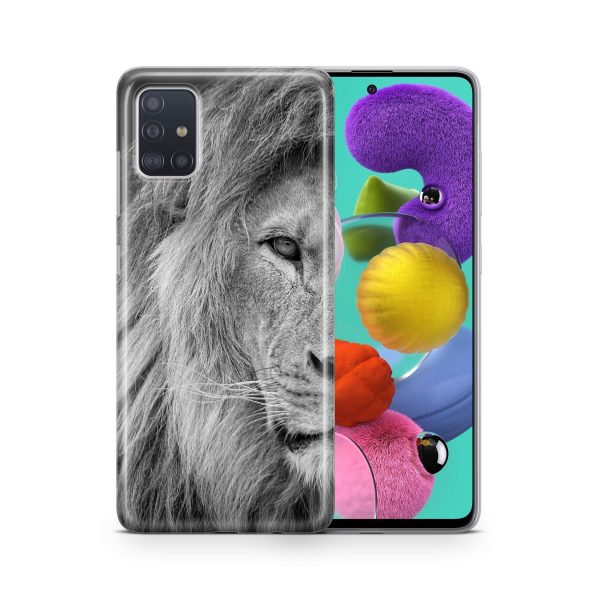 Schutzhülle für Wiko Y60 Motiv Handy Hülle Silikon Tasche Case Cover Bumper Neu... Löwe