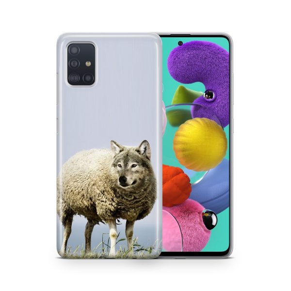 Schutzhülle für Wiko Y60 Motiv Handy Hülle Silikon Tasche Case Cover Bumper Neu... Wolf im Schafspelz