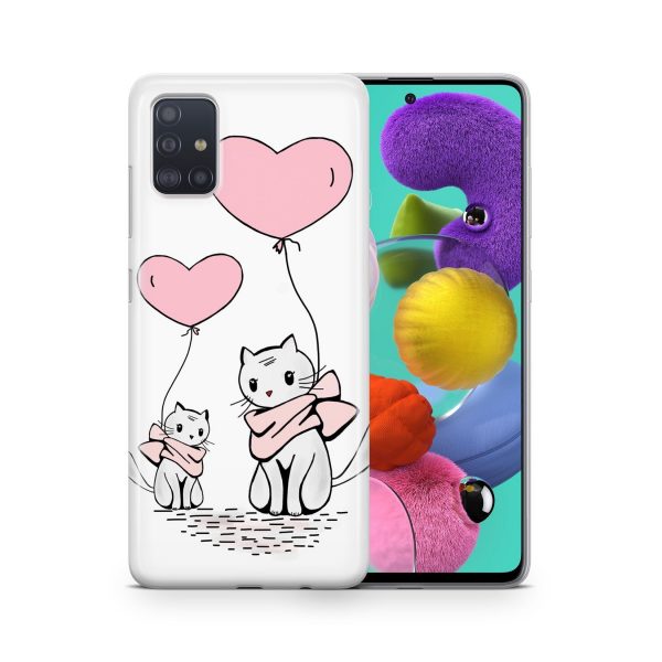 Schutzhülle für Wiko Y80 Motiv Handy Hülle Silikon Tasche Case Cover Bumper Neu... Katzen Liebe