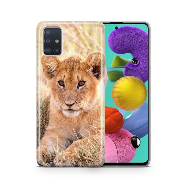 Schutzhülle für Wiko Y80 Motiv Handy Hülle Silikon Tasche Case Cover Bumper Neu... Löwen Baby