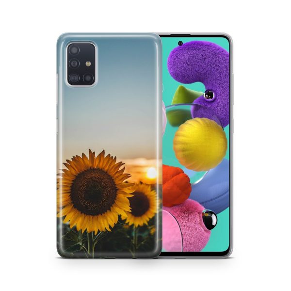 Schutzhülle für Wiko Y80 Motiv Handy Hülle Silikon Tasche Case Cover Bumper Neu... Sonnenblumen