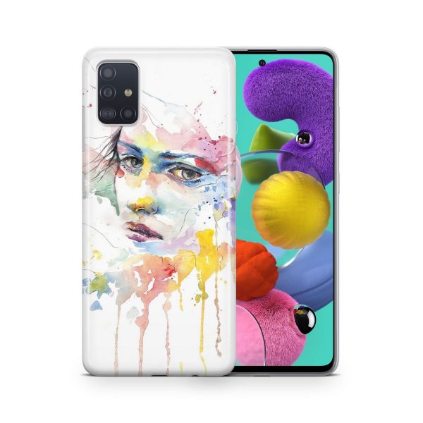 Schutzhülle für Wiko Y61 Motiv Handy Hülle Silikon Tasche Case Cover Bumper Neu... Frauengesicht