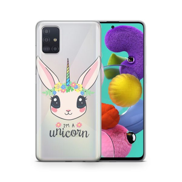 Schutzhülle für Nokia XR20 Motiv Handy Hülle Silikon Tasche Case Cover Bumper... Einhorn Hase