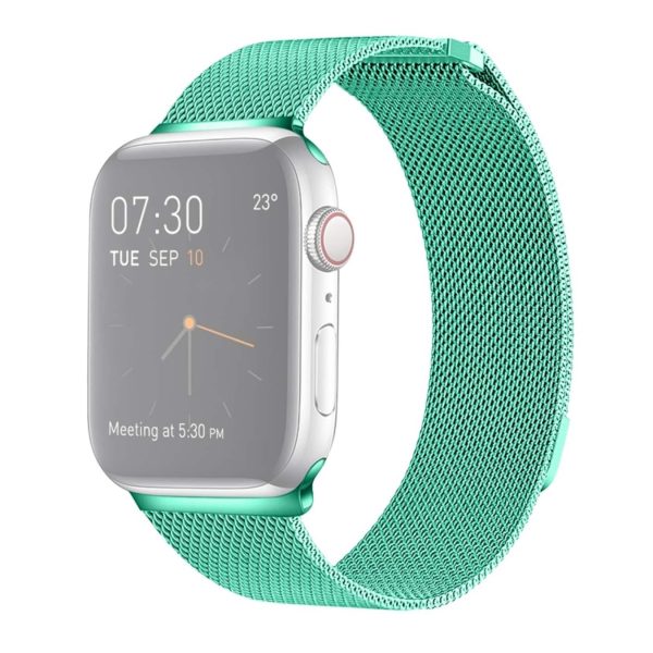 Sport Ersatz Armband für Apple Watch Series 1–7 / 38–41 mm Edelstahl Band Loop... Minzgrün