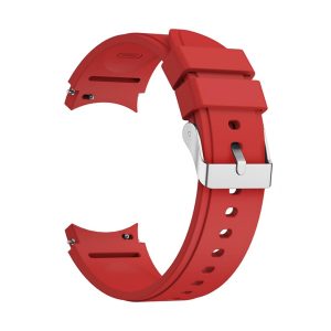 Sport Ersatz Armband für Samsung Galaxy Watch 4 Classic 46 mm Silikon Band Loop... Rot