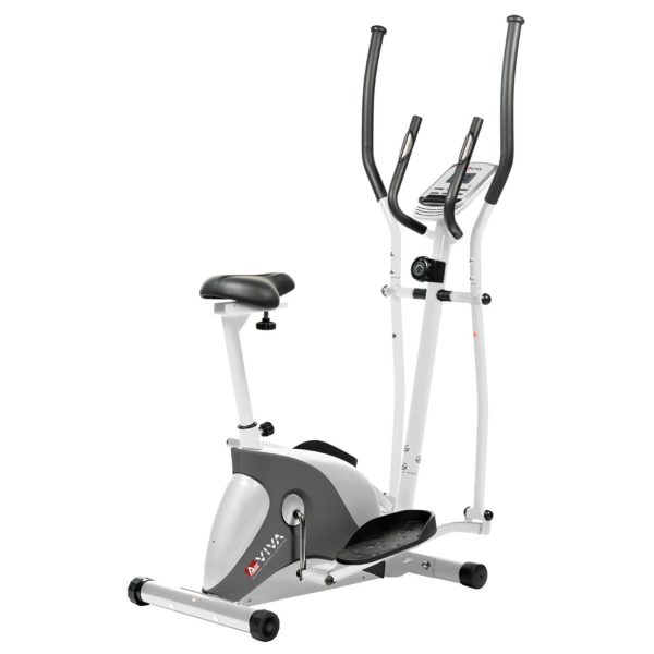 AsVIVA Crosstrainer & Heimtrainer C16 Bluetooth 2 in 1 Cardio white