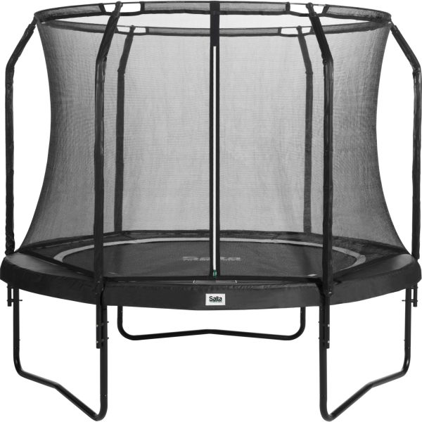 Salta Premium Black Edition - rund Ø251cm -Trampoline mit Sicherheitsnetz