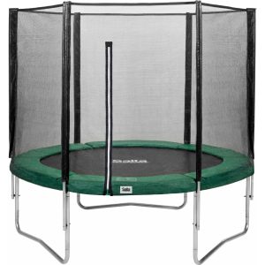 Salta Trampoline - Combo Set - Ø305cm - Trampoline mit Sicherheitsnetz - Schutzrand Farbe: grün