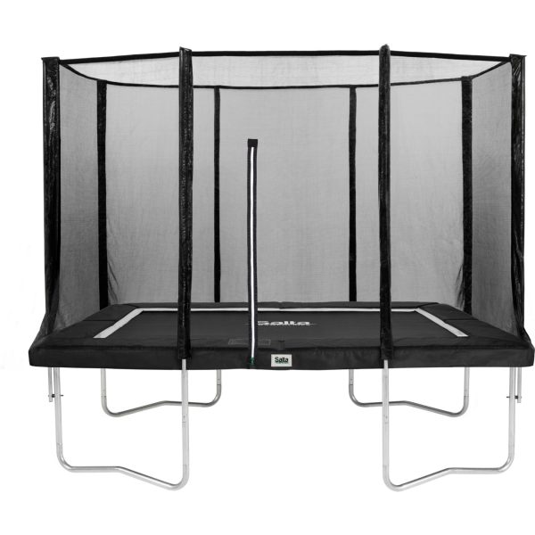 Salta Trampoline - Combo - rechteckig 213x305cm - Trampoline mit Sicherheitsnetz - Schutzrand Farbe: schwarz