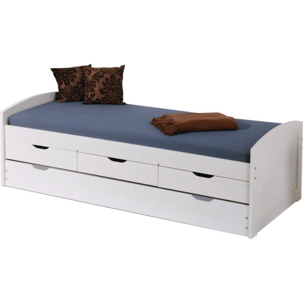 Inter Link Funktionsbett Ulli  190x90cm weiss lackiert