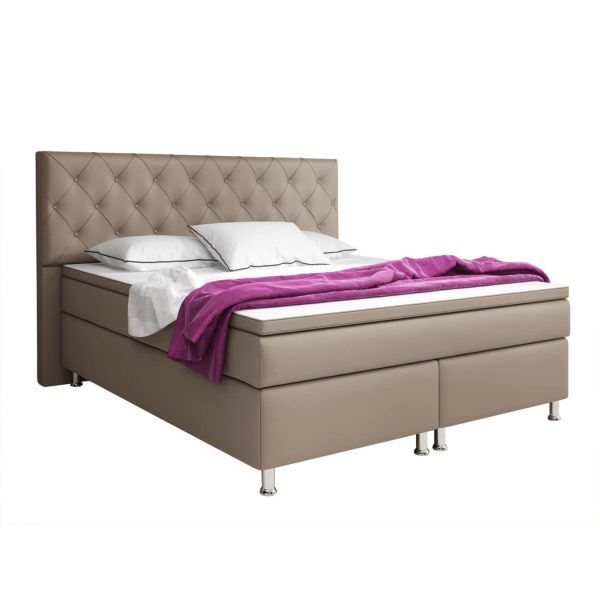 Boxspringbett Turin 180x200 cm muddy