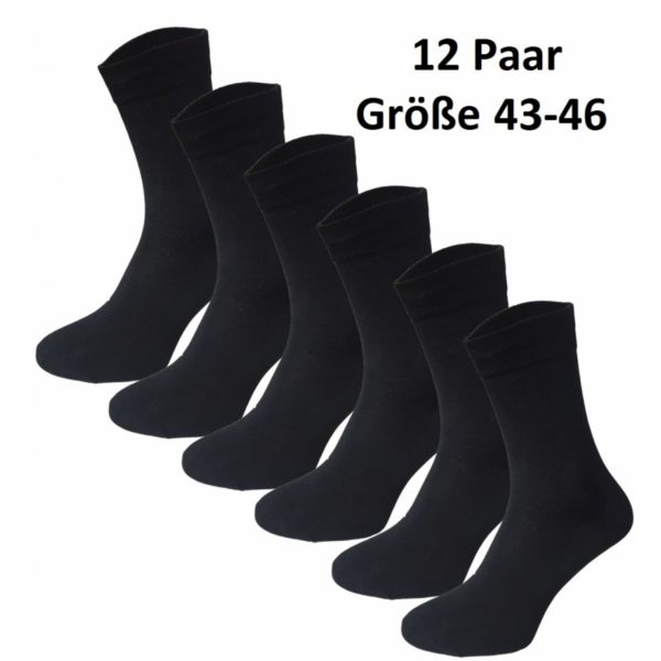 Garcia Pescara 12 Paar Classic Socken aus Baumwolle in schwarz