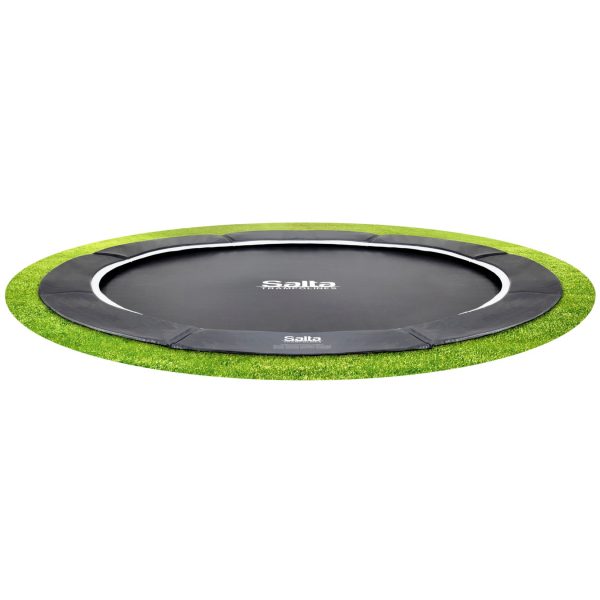 Salta Royal Baseground - rund - Ø396cm - 13ft - Schutzrand Schwarz