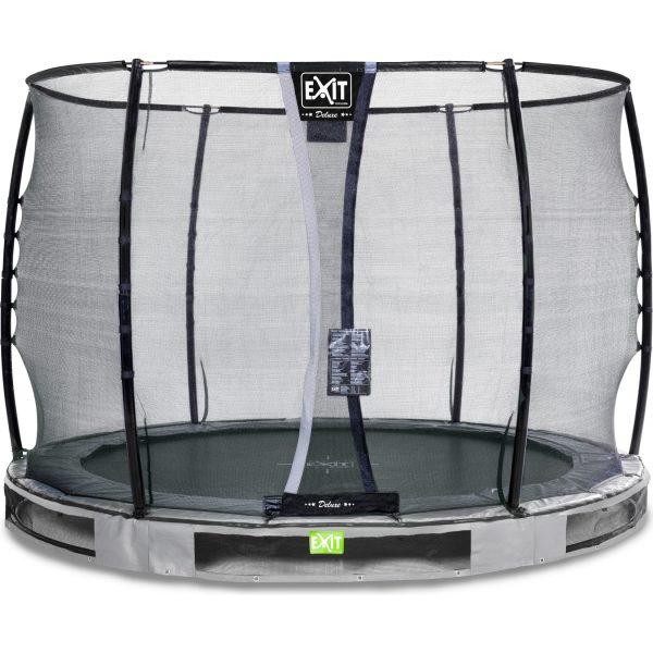 EXIT Elegant Ground Premium 305 (10ft) + Sicherheitsnetz Deluxe Rund grau