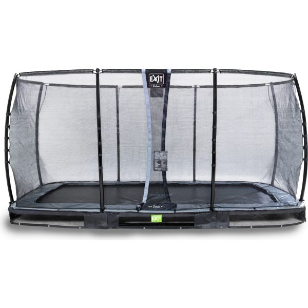 EXIT Elegant Ground Premium 244x427 (8x14ft) + Sicherheitsnetz Deluxe RECHTECKIG schwarz