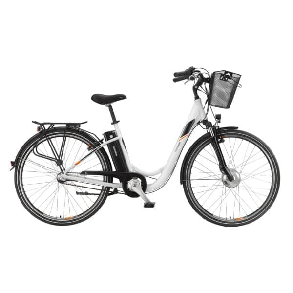 Telefunken Alu City E-Bike 28" Multitalent RC830 3-Gang Nabenschaltung reinweiß