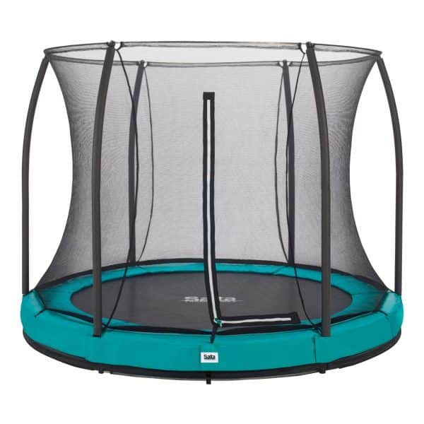 Salta Trampoline - Comfort Edition Ground - rund - Ø213cm - Schutzrand Grün