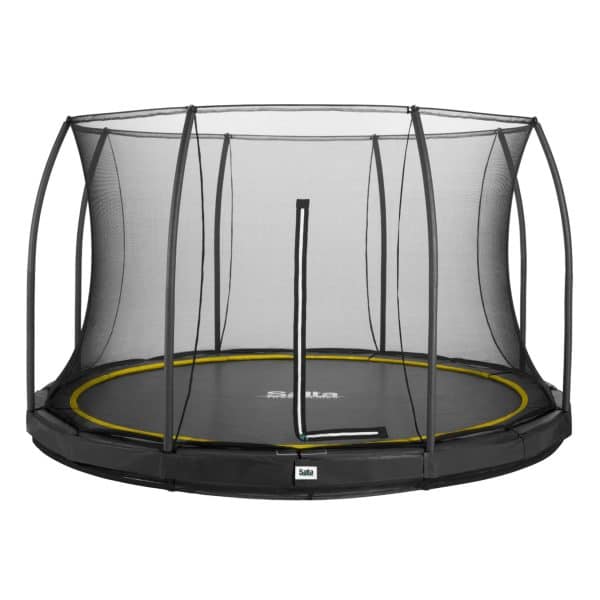 Salta Trampoline - Comfort Edition Ground - rund - Ø366cm - Schutzrand Schwarz