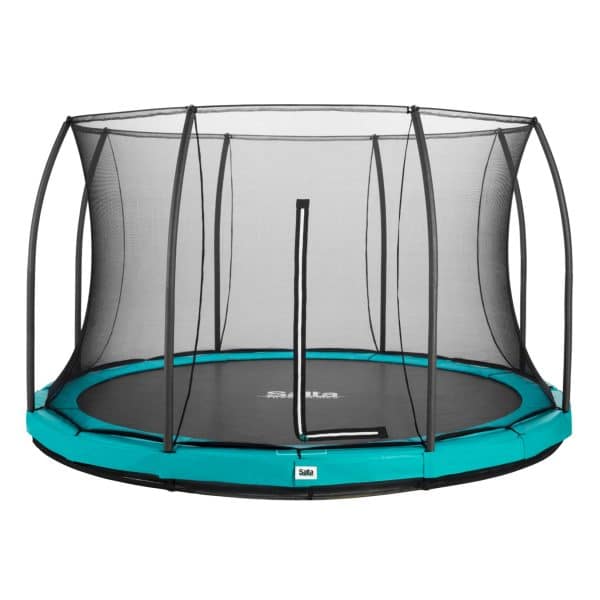 Salta Trampoline - Comfort Edition Ground - rund - Ø427cm - Schutzrand Grün