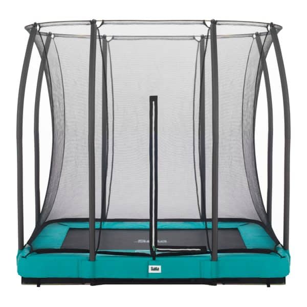 Salta Trampoline - Comfort Edition Ground- rechteckig - 214 x 153cm - Schutzrand Grün