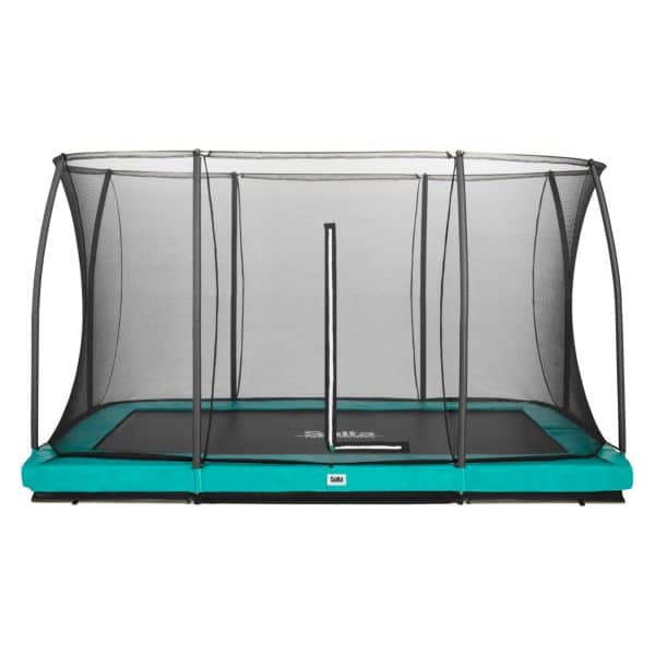 Salta Trampoline - Comfort Edition Ground- rechteckig - 366 x 244cm - Schutzrand Grün