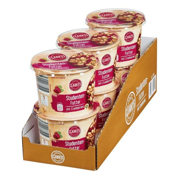 Clarkys Studentenfutter mit Cranberries 275 g