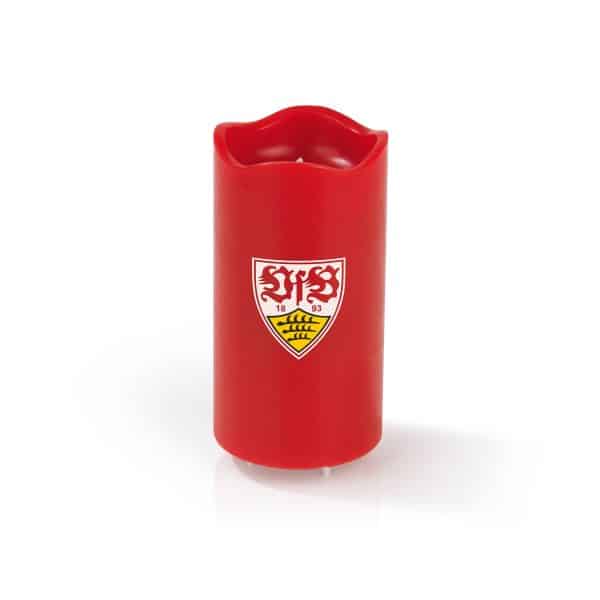 VFB LED-Echtwachskerze Projektor 3V rot mit Logo