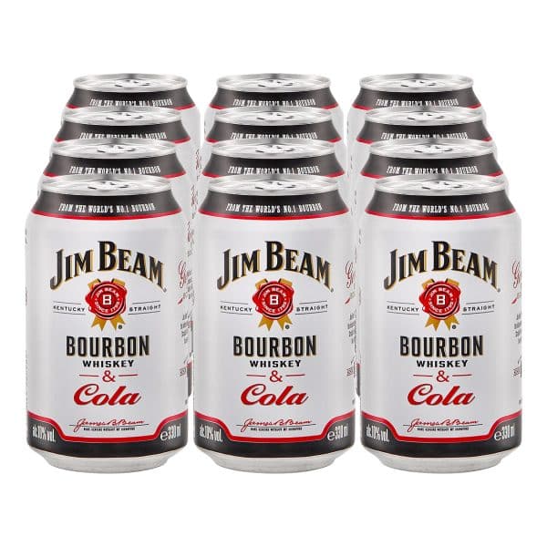 Jim Beam White Straight Bourbon Whiskey & Cola 10