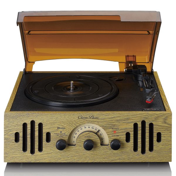 Classic Phono TT-41OK - Retro Plattenspieler - Bluetooth - Integrierte Lautsprecher - versch. Ausführungen