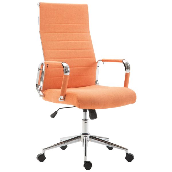 CLP Bürostuhl Kolumbus I Ergonomisch Und Belastbar Bis 135 kg... orange