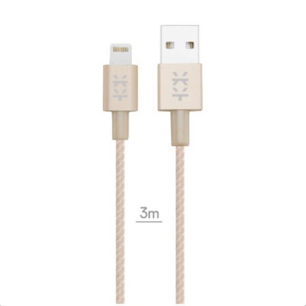 MIXBERRY Apple Lightning Kabel 3 m gold