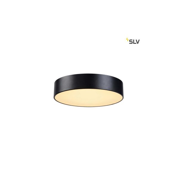 SLV Medo 40 LED Deckenleuchte Schwarz 1-10V 3000K