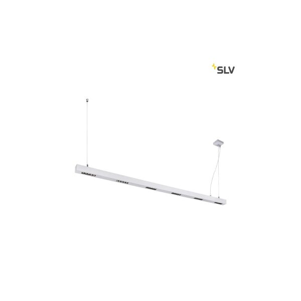 SLV Q-Line LED Pendelleuchte 2m Silber 4000K