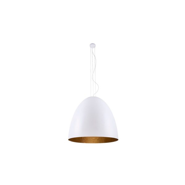 Licht-Trend Hängelampe Egg XL Ø 75cm Weiß