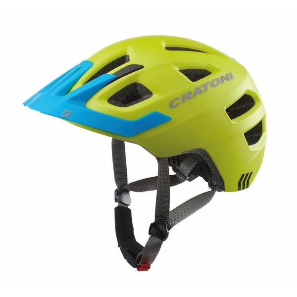 Kinderhelm Maxster Pro lime/blau matt