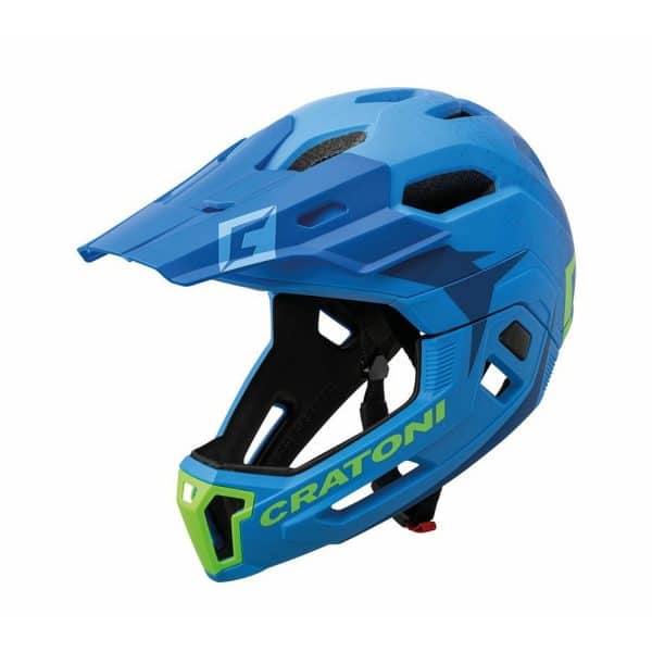 MTB Fahrradhelm C-Maniac 2.0MX blau/lime matt