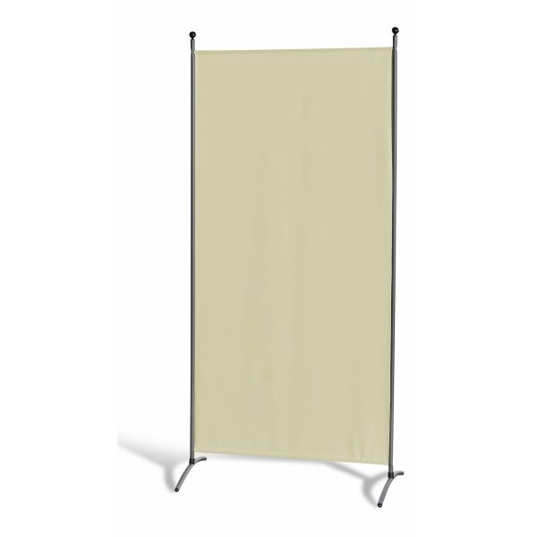 Grasekamp Stellwand 85 x 180 cm - Beige - Paravent  Raumteiler Trennwand Sichtschutz