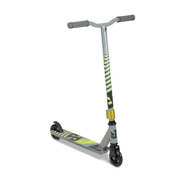 Riprail Matte ab 6 Jahre Stunt Scooter Stunt Roller Tretroller Kinderroller Cityroller Skater Roller Freestyle für Tricks Kickscooter... silber