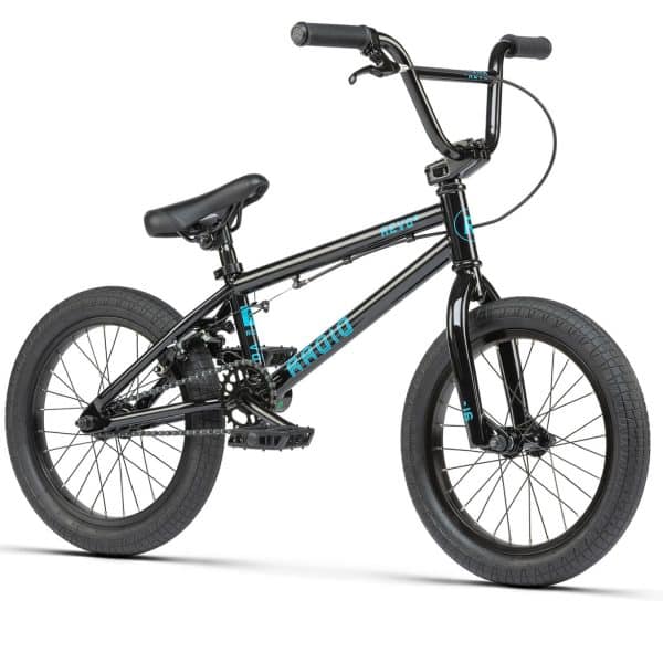 Radio Revo 16 Zoll BMX Rad BMX Fahrrad Freestyle Bike 16" Einsteiger Street Park Tricks... schwarz