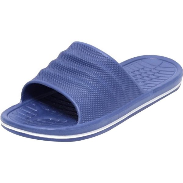 Herren Fitness Badepantoletten Slipper Clogs BLAU Gr. 44