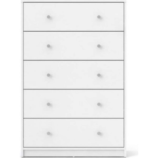 Maria Kommode 5 Schubladen weiss Sideboard Highboard Schrank Flur Diele