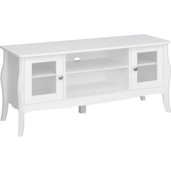 TV Tisch Baroque Lowboard Mediaschrank Fernsehschrank Kommode Sideboard weiss