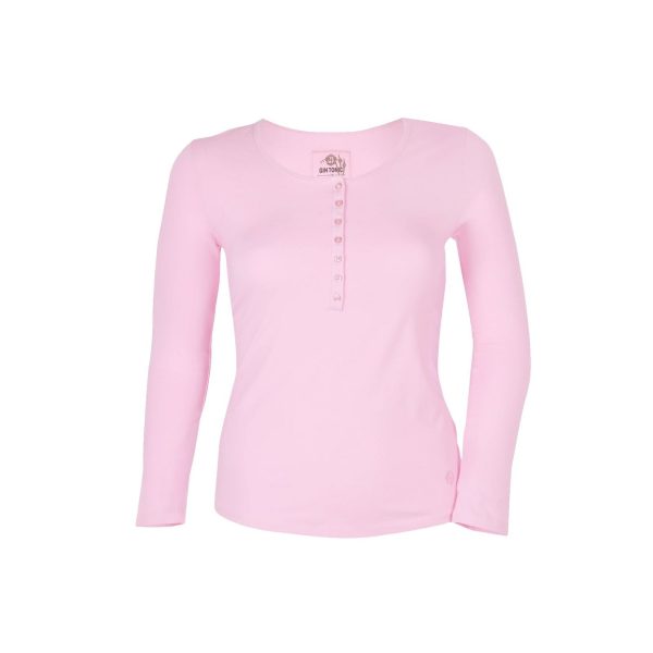 GIN TONIC Damen Langarm Shirt/l /rosa