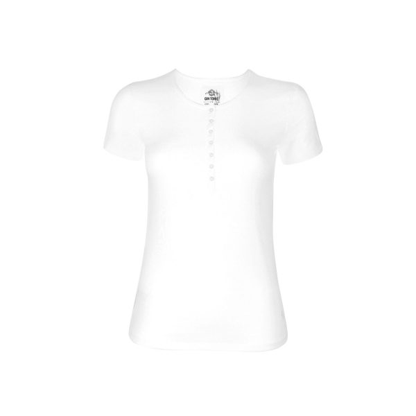 GIN TONIC Damen Basic T-Shirt... M (40/42)