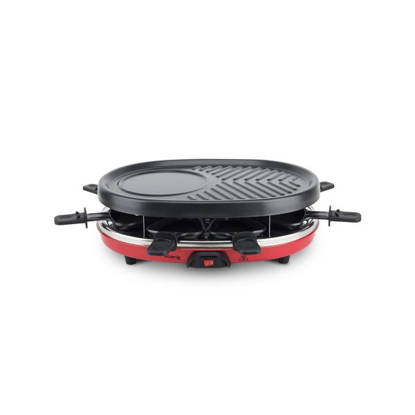 HKoenig RP412 4-in-1 Raclettegrill 8 Personen 900 W