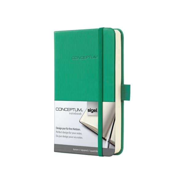 Notizbuch Conceptum Hardcover A6 Juicy Green kariert