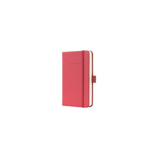 Notizbuch Conceptum Hardcover A7 Juicy Caribic Red kariert